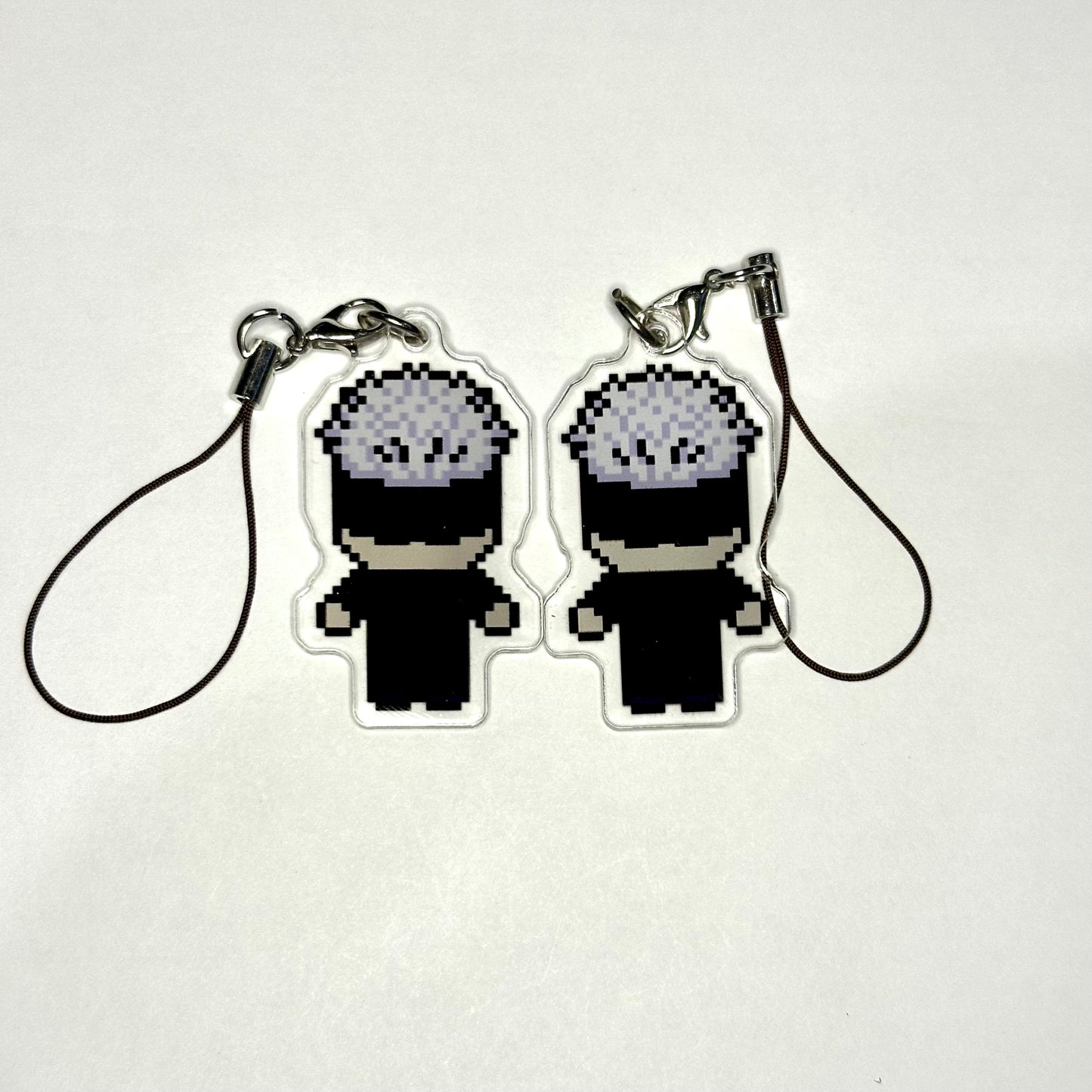 Sexy Blindfold Sensei Acrylic Charm
