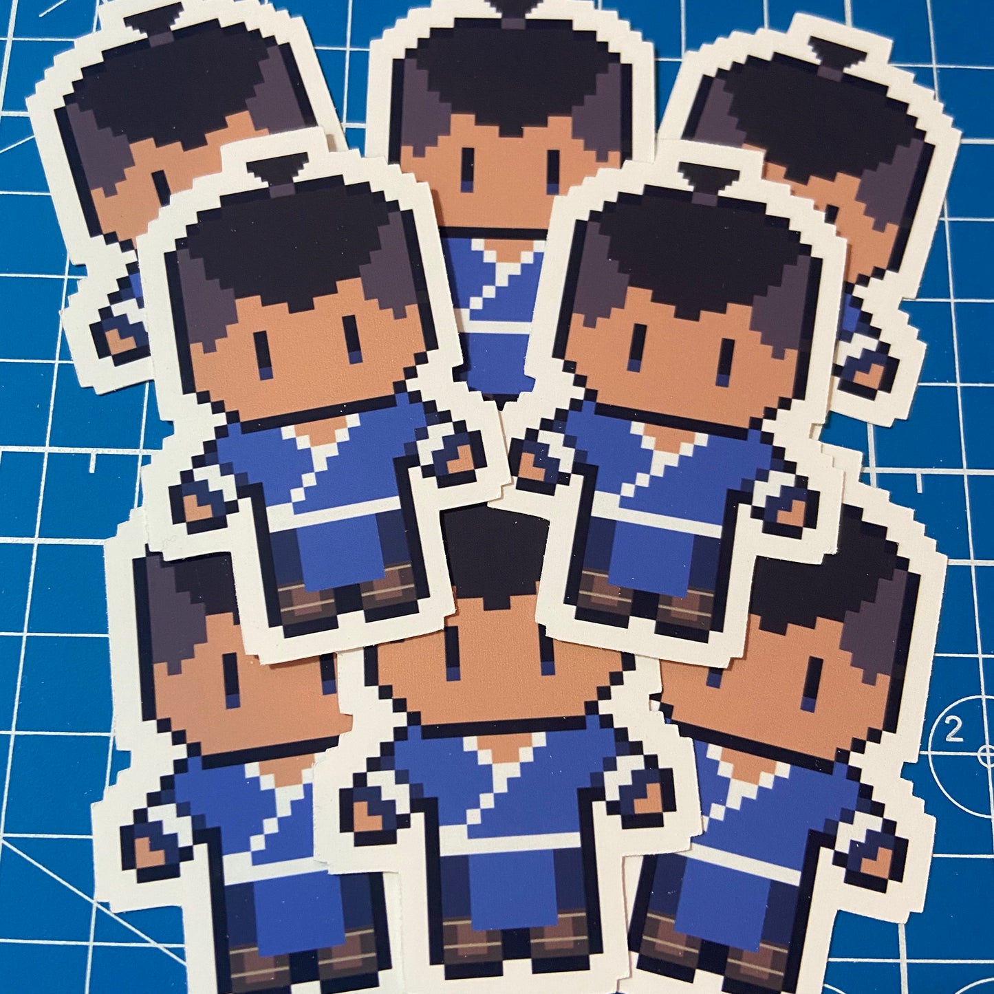 Boomerang Bro Vinyl Sticker (2") Ollybits Pixel Art