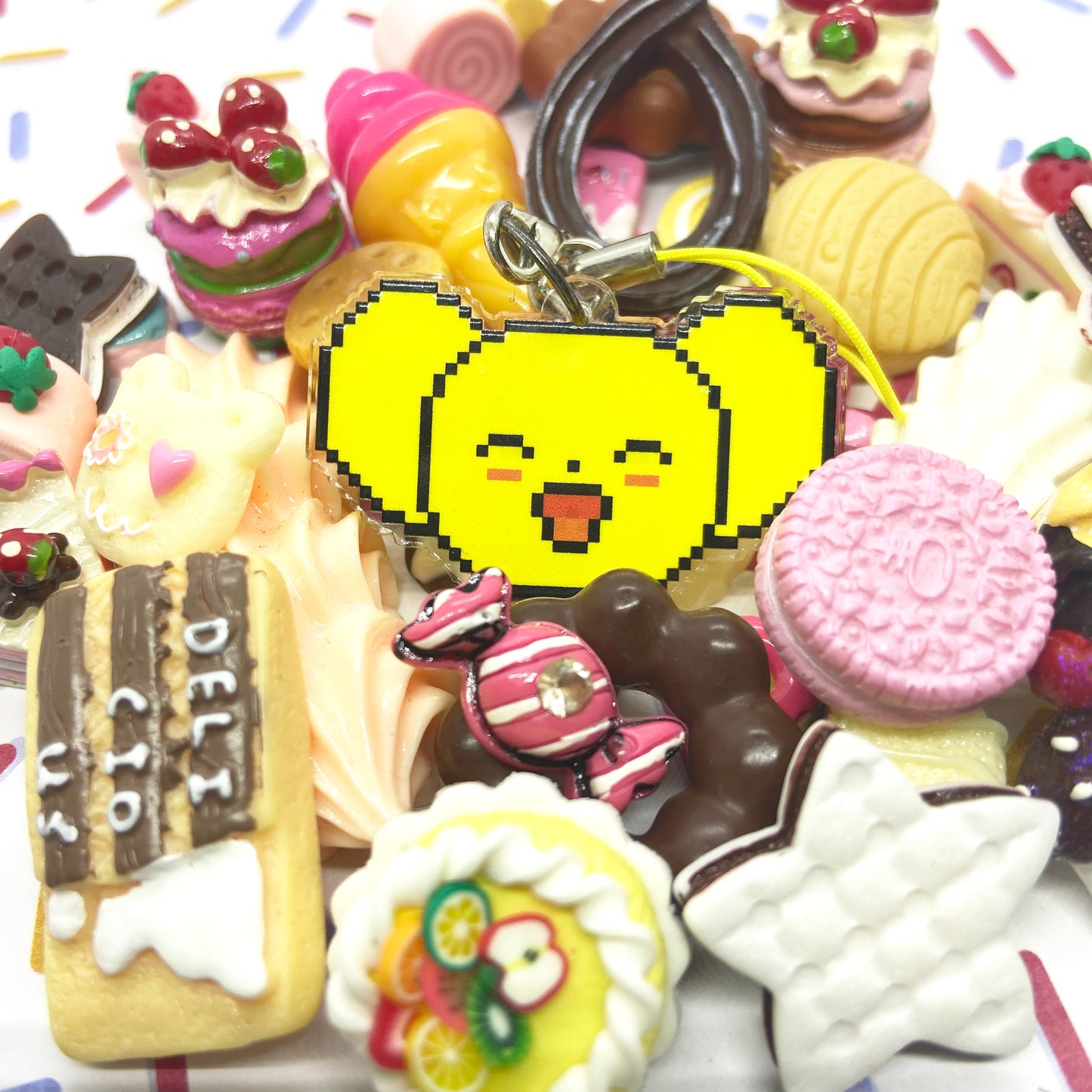 Cerberus Plush Toy Acrylic Charm Ollybits Pixel Art