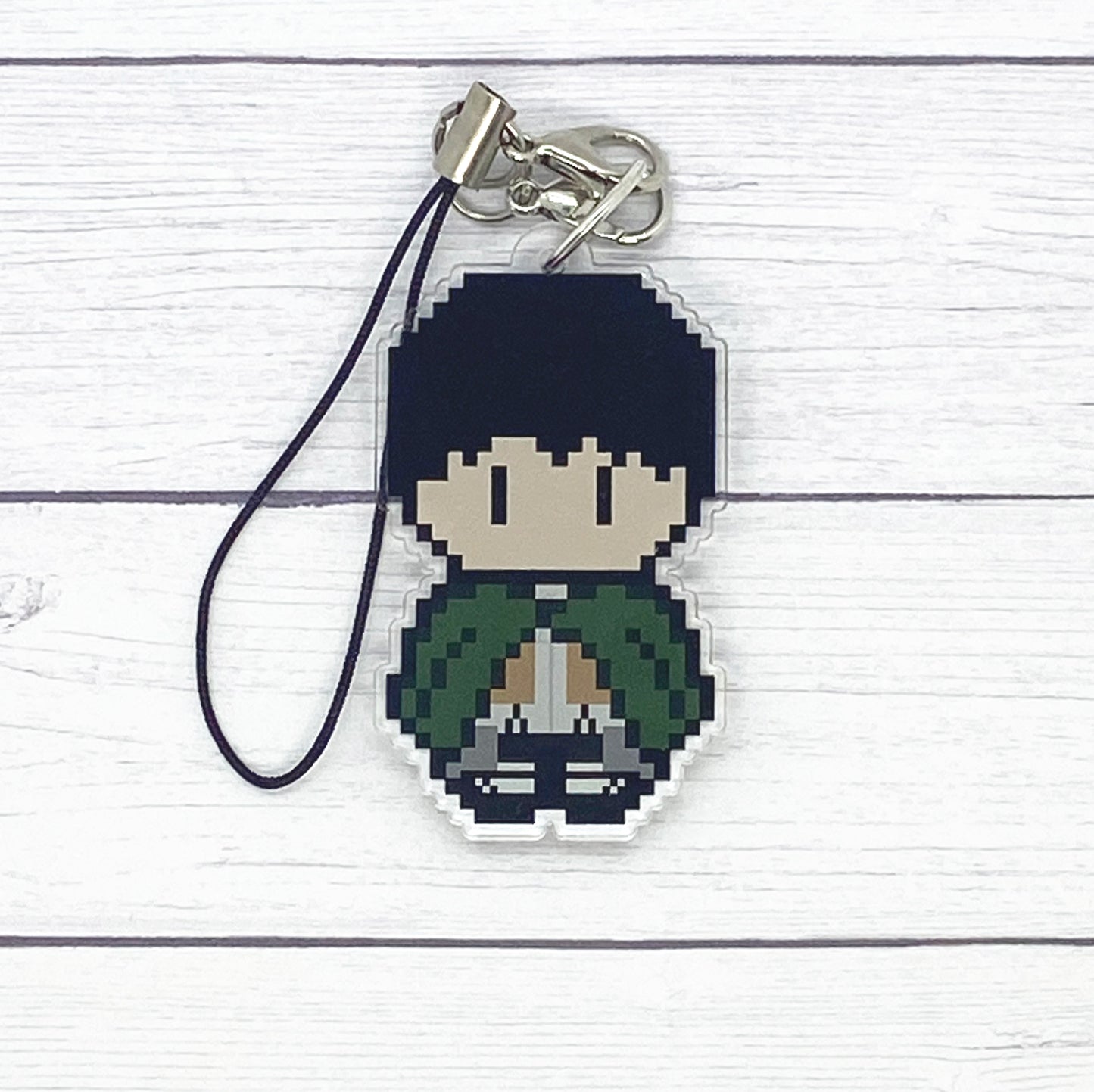 Captain Clean Freak Acrylic Charm Ollybits Pixel Art