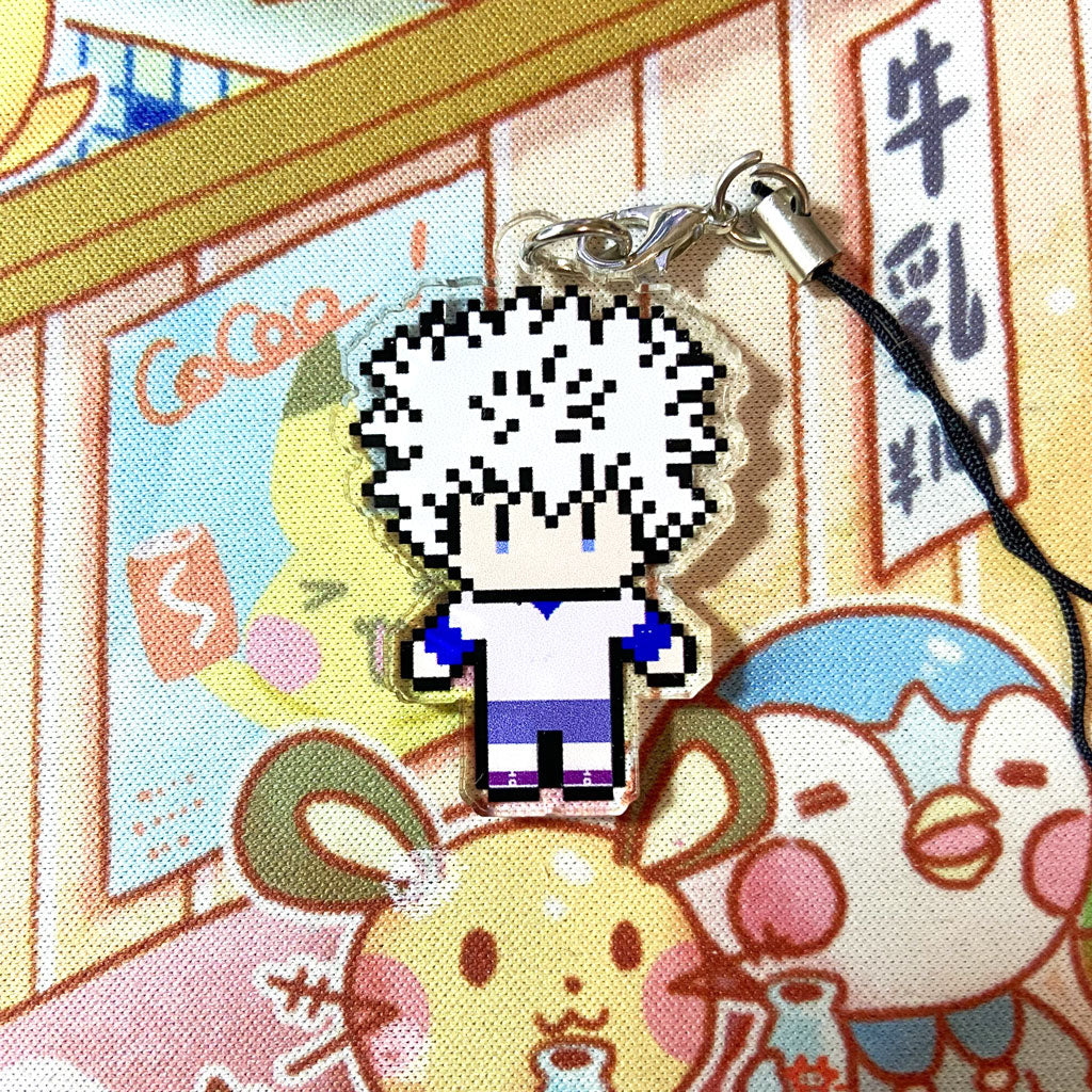 Sparky Fast Boi Acrylic Charm Ollybits Pixel Art