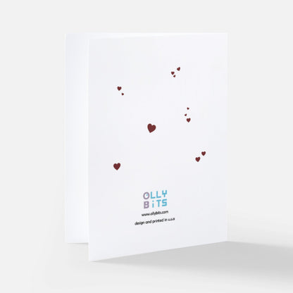 Soy-Mates Greeting Card Ollybits Pixel Art