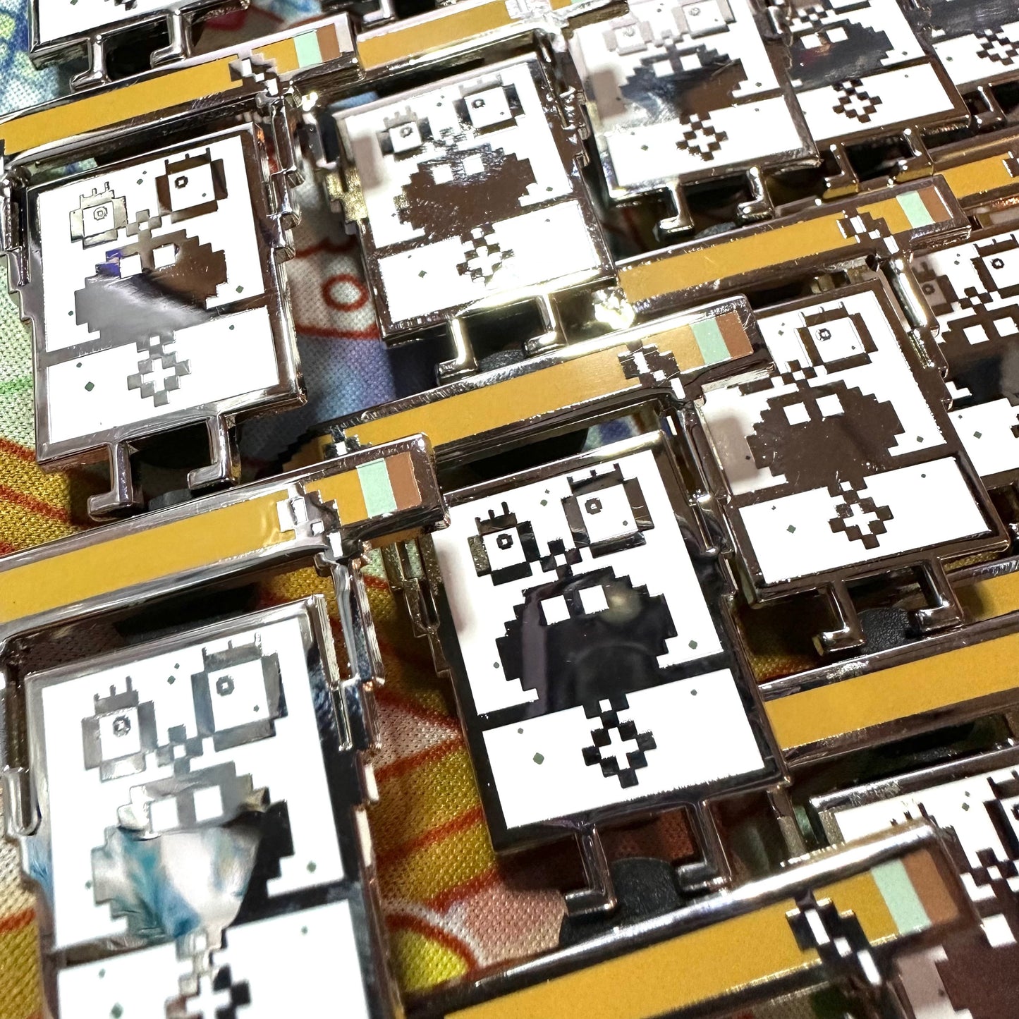 DoodleBoi Enamel Pin Ollybits Pixel Art