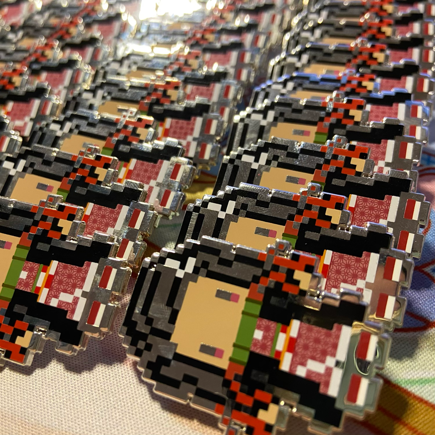 Demon Sister Pixel Art Enamel Pin Ollybits Pixel Art