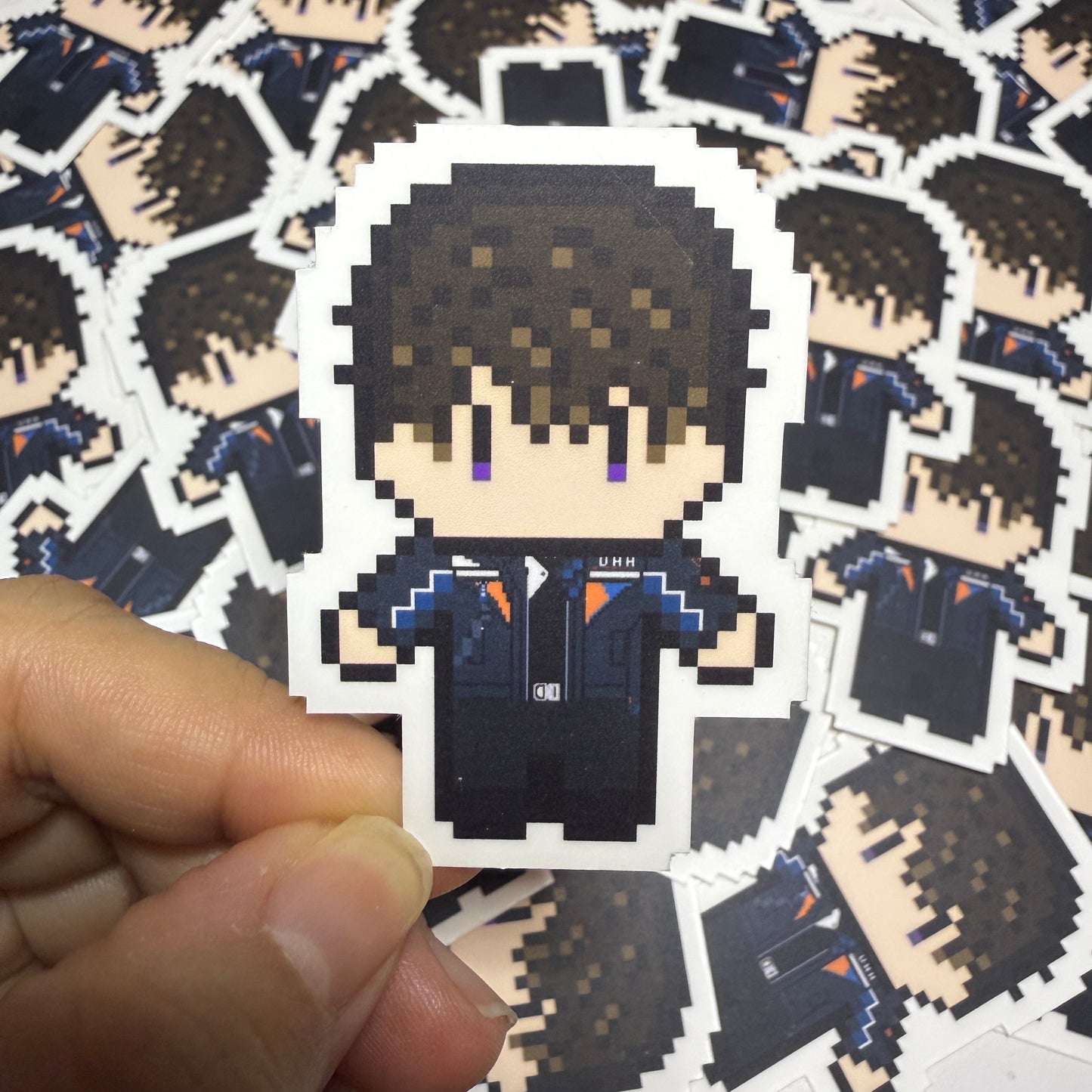 Exploding Appleman Love Interest Vinyl Sticker (2")