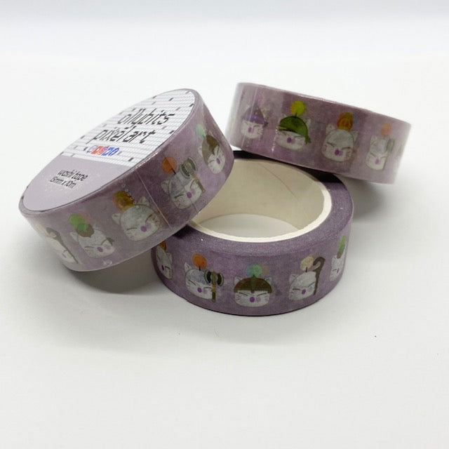 Winged Pom Pom Warriors Washi Tape Ollybits Pixel Art