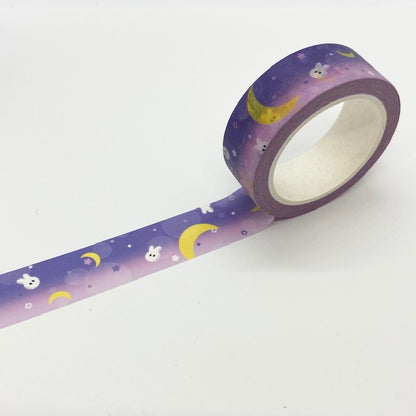 Moon Bunny Washi Tape Ollybits Pixel Art
