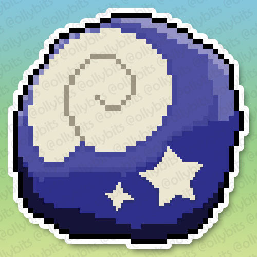 Fossil Island Villagers Life Vinyl Sticker (2") Ollybits Pixel Art