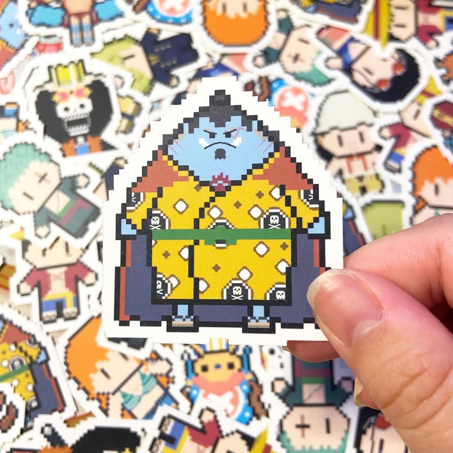 King of Pirate Crew Vinyl Sticker (2") Set Ollybits Pixel Art