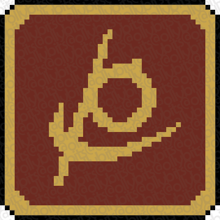 Angy Farmer DPS Class Vinyl Sticker (2") Ollybits Pixel Art