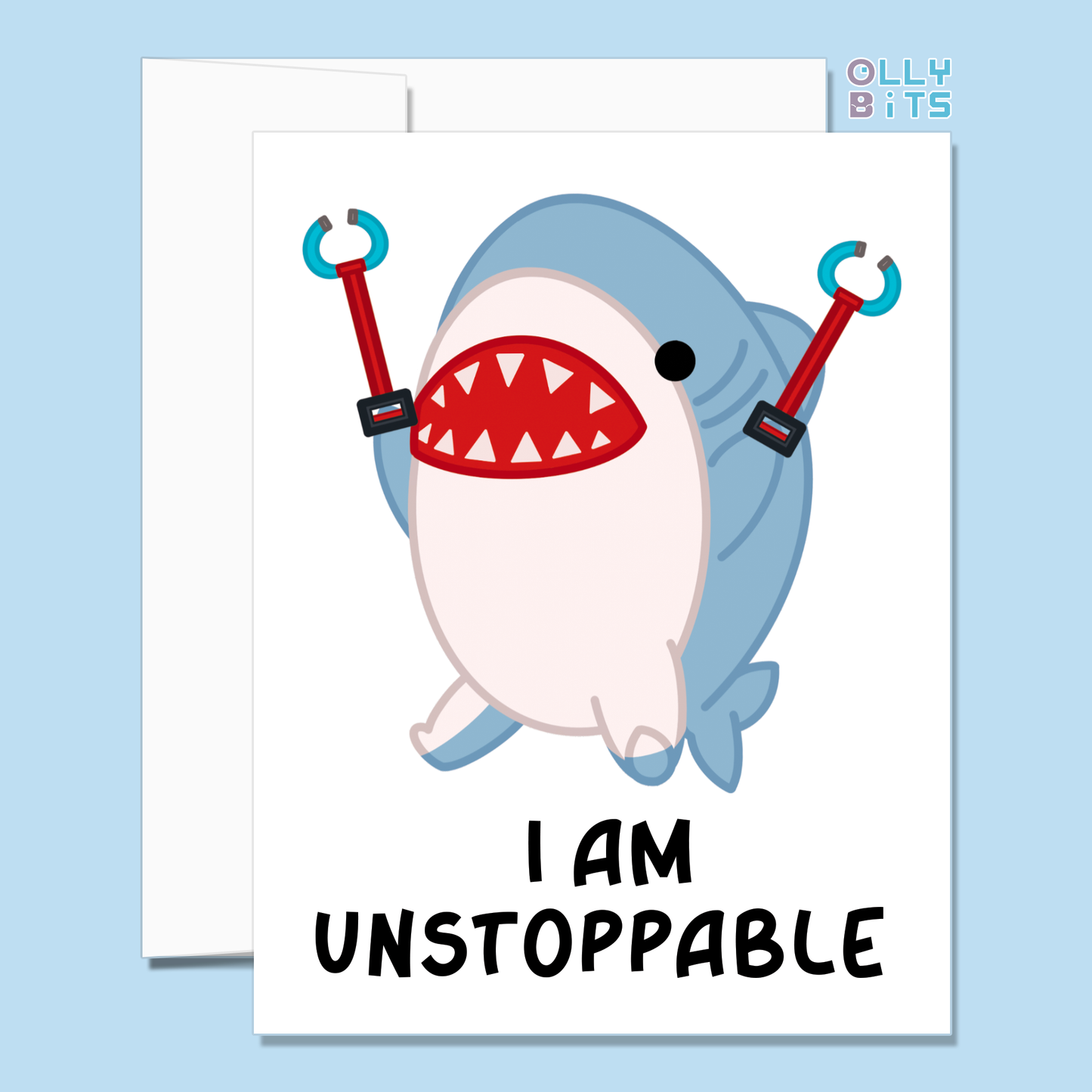I AM UNSTOPPABLE Greeting Card