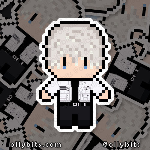 Eepy Moonman Love Interest Acrylic Charm