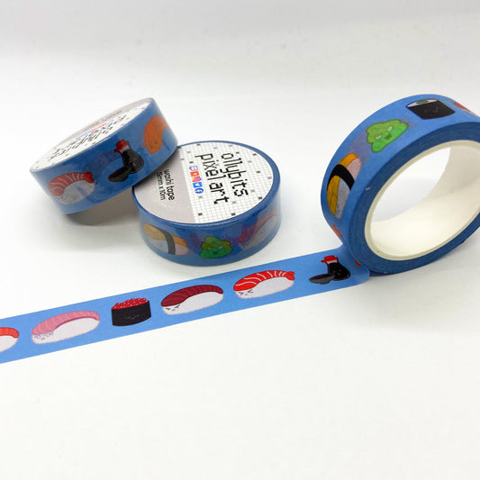 Sushi Roll Washi Tape Ollybits Pixel Art