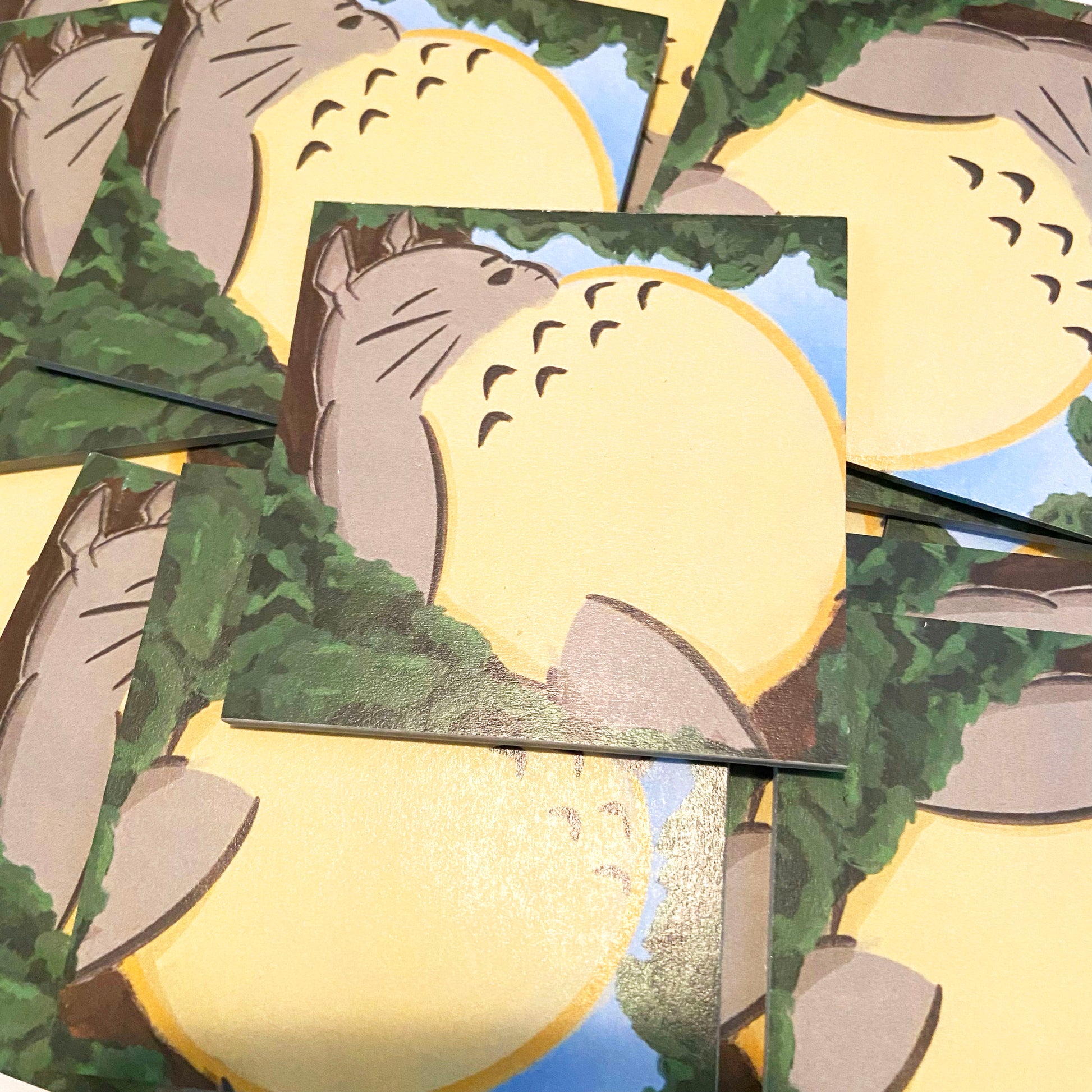 Fuzzy Forest Spirit Nap Memo Pad Ollybits Pixel Art