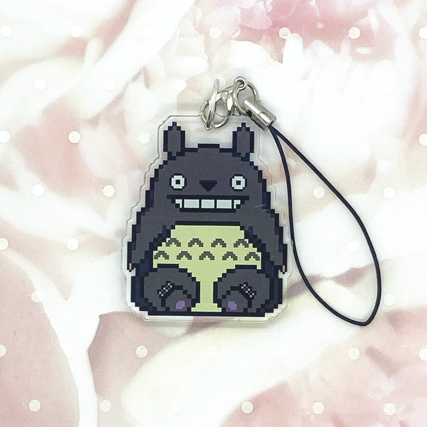 Fuzzy Forest Spirit Acrylic Charm Ollybits Pixel Art