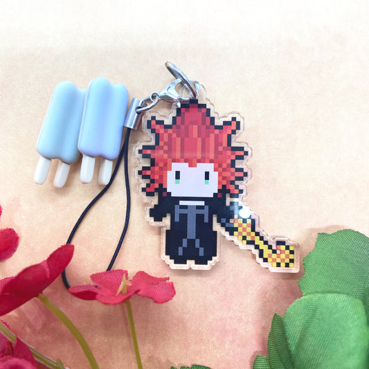 "Got It Memorized?" Acrylic Charm Ollybits Pixel Art