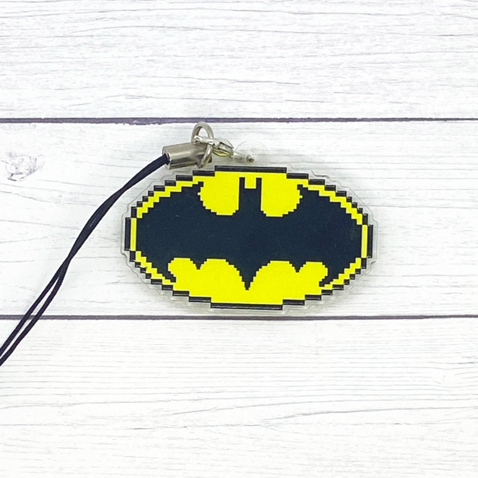 I Am The Night Acrylic Charm Ollybits Pixel Art