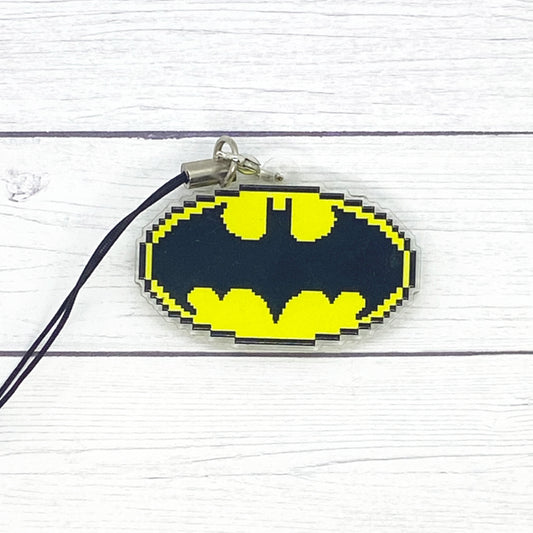I Am The Night Acrylic Charm Ollybits Pixel Art