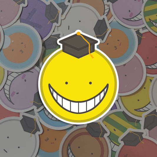 Octo-Sensei Normal Emotion Vinyl Sticker (2") Ollybits Pixel Art