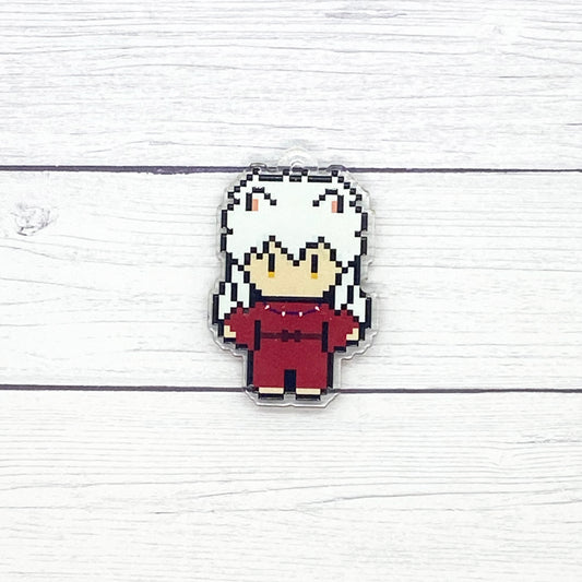 Sit Boi Pixel Art Acrylic Charm Ollybits Pixel Art