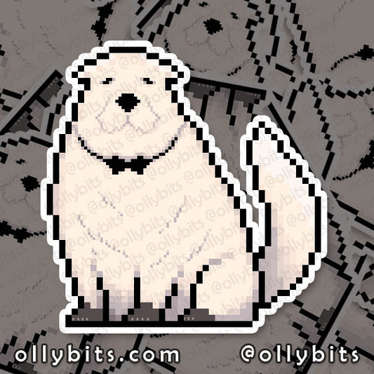 Prophet Doggo Vinyl Sticker (2") Ollybits Pixel Art