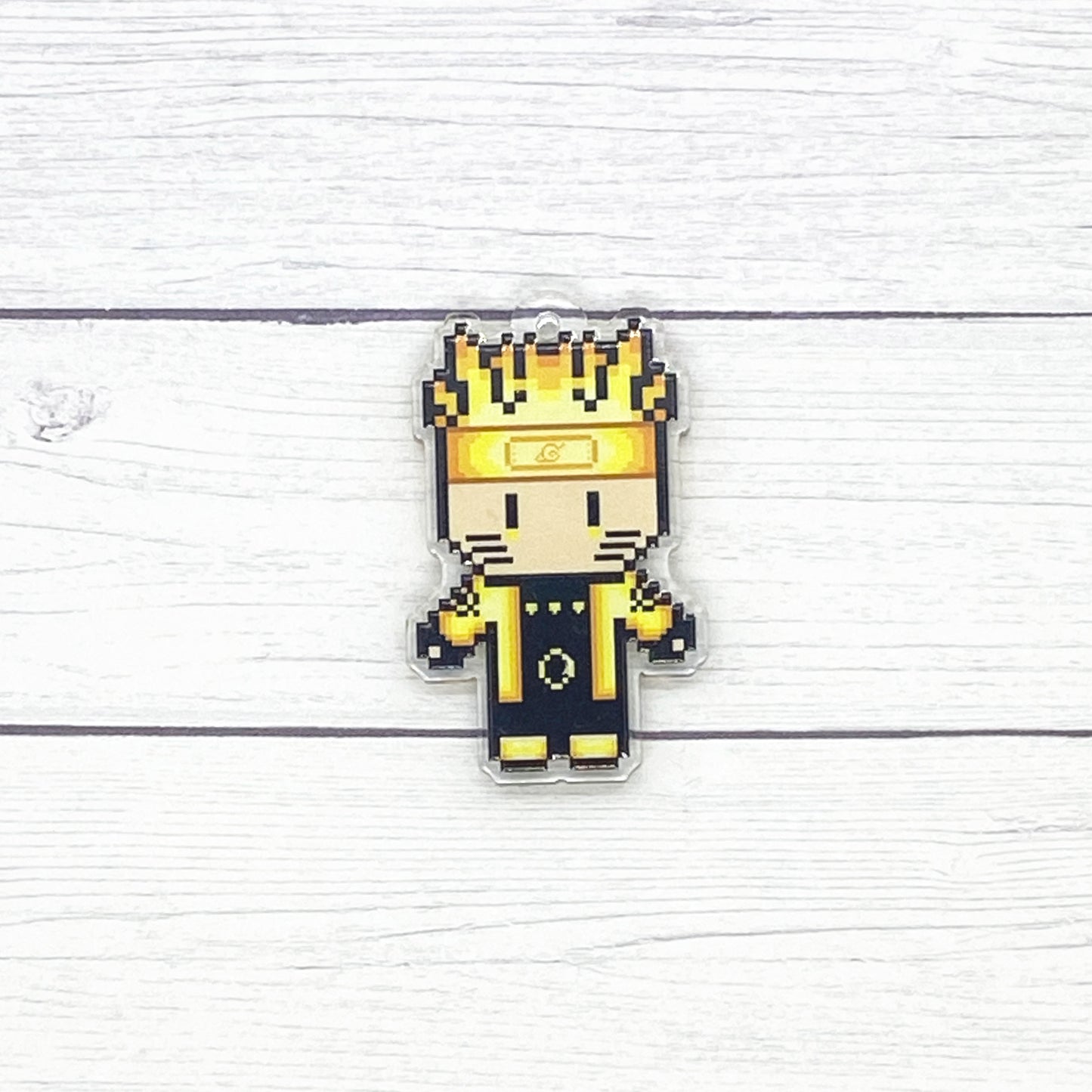 Nine-Tails Kid Acrylic Charm Ollybits Pixel Art