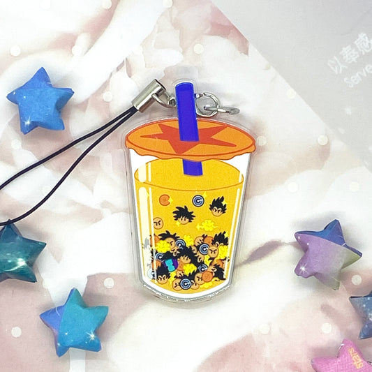 7 Wish Balls Boba Acrylic Charm Ollybits Pixel Art