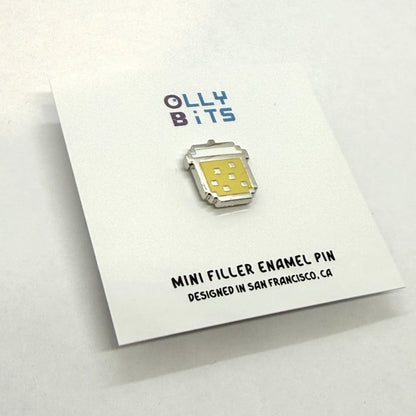 Classic Pixel Boba Mini Filler Enamel Pin