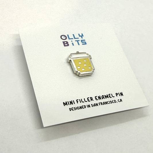 Classic Pixel Boba Mini Filler Enamel Pin