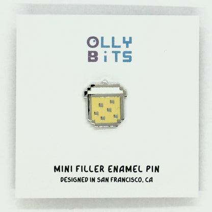 Classic Pixel Boba Mini Filler Enamel Pin