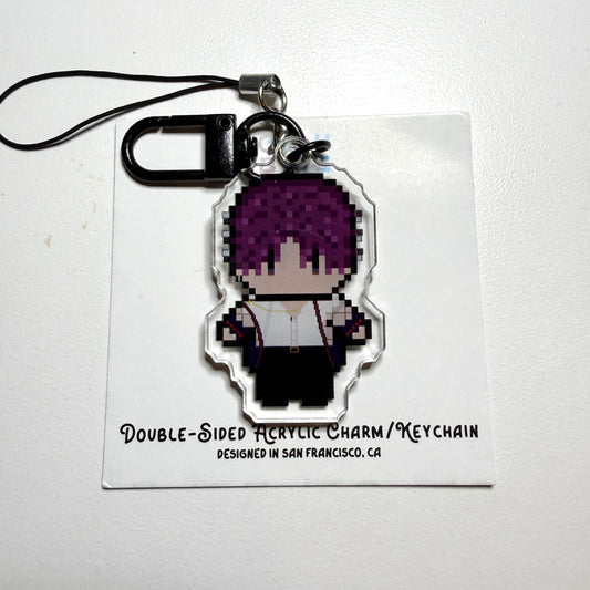 Dramatic Fishman Love Interest Acrylic Charm