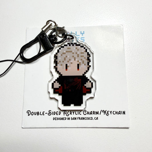 Syndicate Crowman Love Interest Acrylic Charm