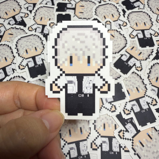 Eepy Moonman Love Interest Vinyl Sticker (2")