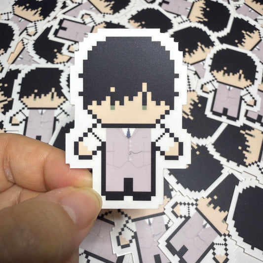 401K Snowman Love Interest Vinyl Sticker (2")