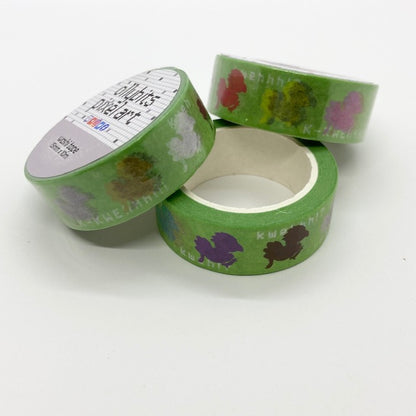 Colorful Birds Racing Washi Tape Ollybits Pixel Art