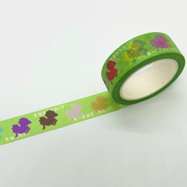 Colorful Birds Racing Washi Tape Ollybits Pixel Art