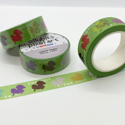 Colorful Birds Racing Washi Tape Ollybits Pixel Art