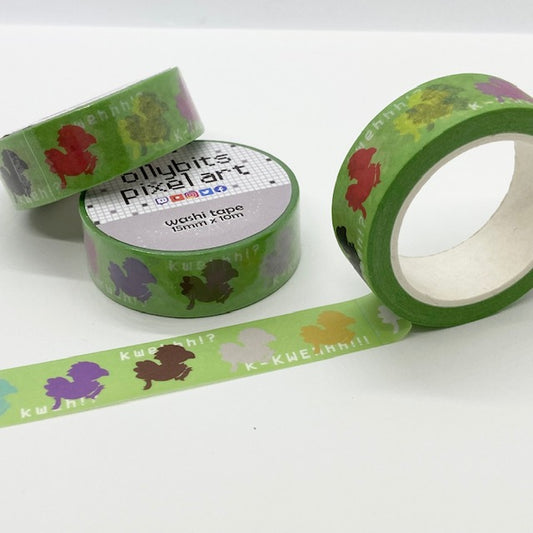 Colorful Birds Racing Washi Tape Ollybits Pixel Art