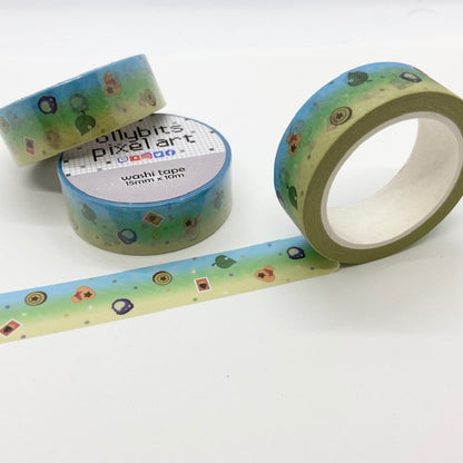 Island Villagers Life Washi Tape Ollybits Pixel Art