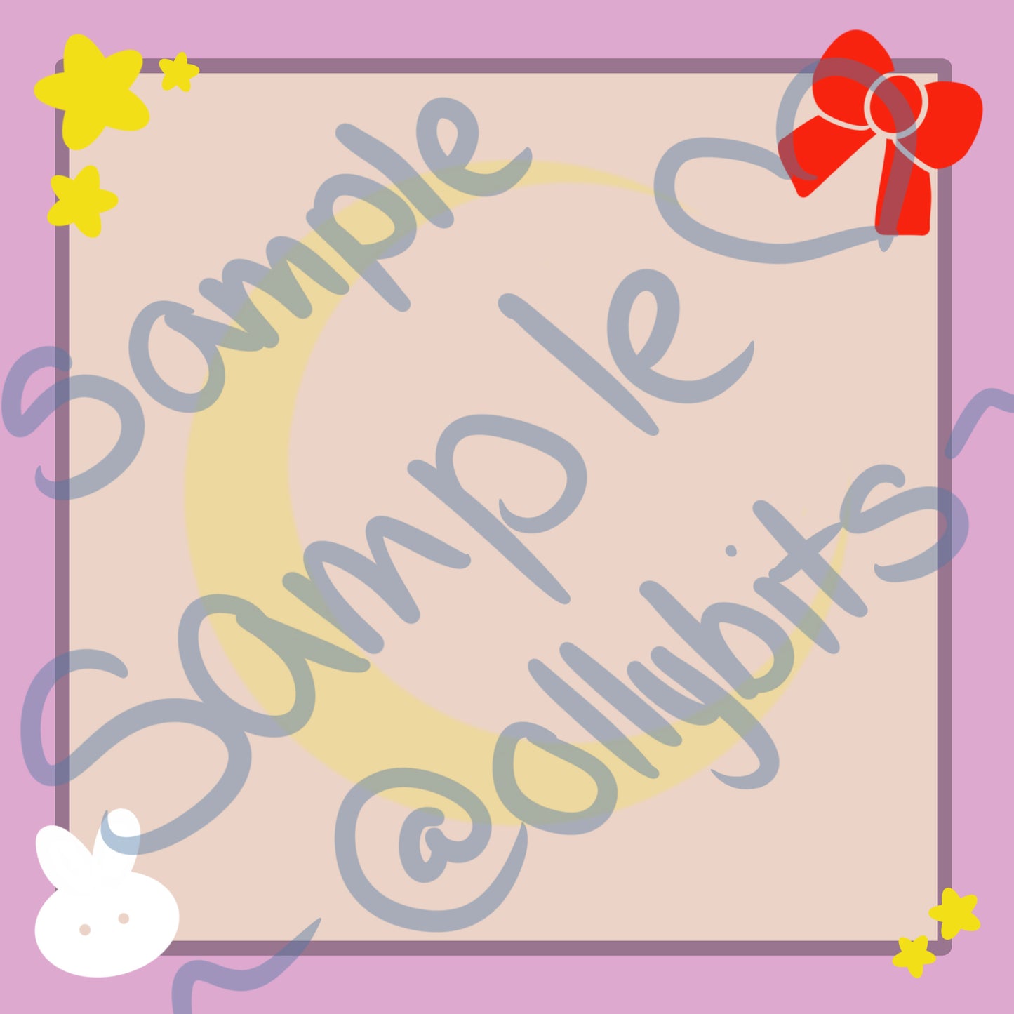 Moon Bunny Memo Pad Ollybits Pixel Art