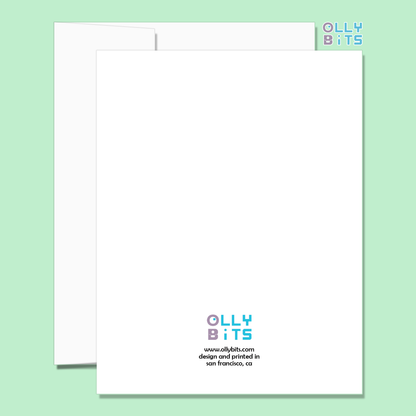 I DONUT feel HOLE without you Greeting Card