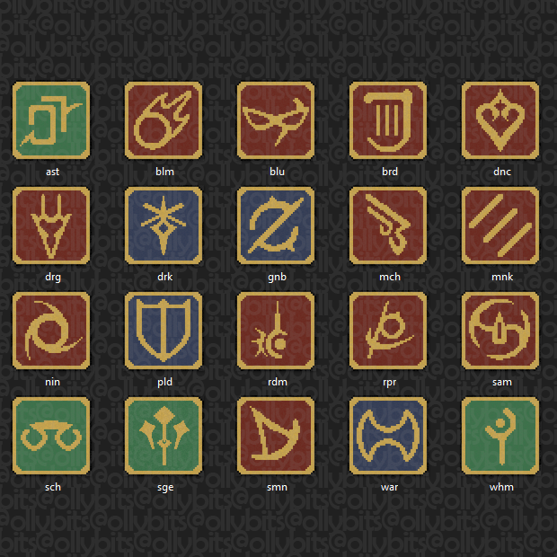 A Critically Acclaimed MMORPG Vinyl Sticker (2") Set Ollybits Pixel Art