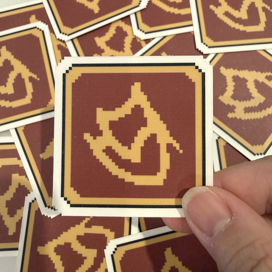 Monster Tamer DPS Class Emblem Vinyl Sticker (2")
