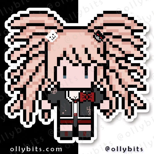 Ultimate Despair Vinyl Sticker (2") Ollybits Pixel Art