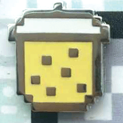 Classic Pixel Boba Mini Filler Enamel Pin