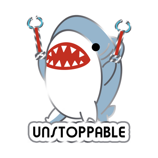 Unstoppable Shark Enamel Pin